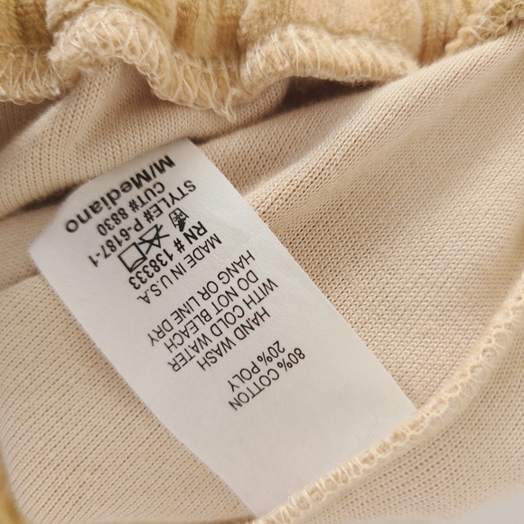 SOLD Naked Wardrobe M Tan Velvet Jogger Hoodie Set - Picture 2 of 10